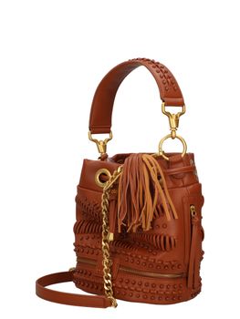 Borsa a secchiello La Carrie 151MEM115TBS da donna cuoio.