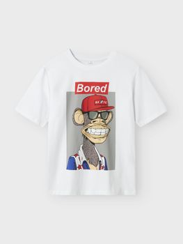 T-Shirt Name.it 13242387 da bambino bianca.