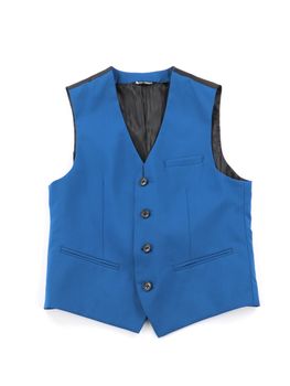 Gilet Antony Morato MKVE00029 00140 da bambino bluette.