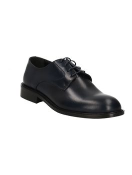 Scarpa elegante Antony Sander 30020 VITELLO da uomo blu.