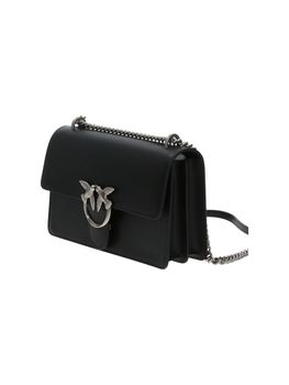 Borsa Pinko 100941 A0F1 da donna nero e argento.