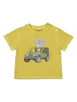 T-Shirt Mayoral 1053 per neonati gialla.