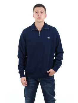 Felpa Lacoste SH1927 da uomo blu.
