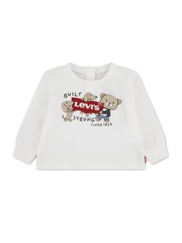 T-shirt Levi's 6ER765 da bambino egret.