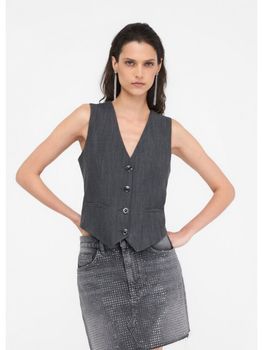 Gilet Liu Jo UF5226D0266 da donna grigio.