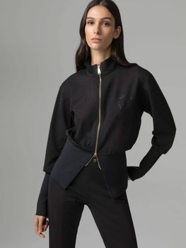 Felpa Gaelle Paris GAABW11183 da donna nera.