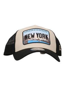 Cappello New Era 60915918 unisex bianco nero.