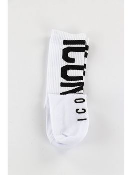 Calzino Icon INC001C unisex adulti bianco.