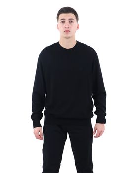 Maglione Armani Exchange XM000338 AF12291 da uomo nero.