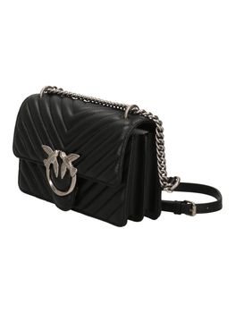Borsa Pinko 100074 A0GK da donna nera+silver.