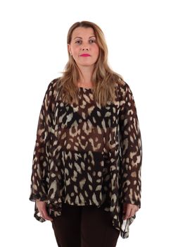 Blusa Lizalù F580YBGPT328 da donna maculata.