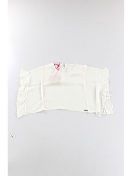 Top Liu Jo GA5201T2999 da bambina bianca.