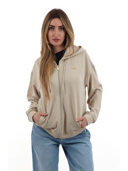 Felpa EA7 7W000192 AF12643 da donna fog.