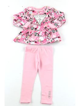 Set Guess A5YG01 KA6R4 da bambina rosa.