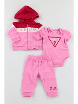 Set Guess S6YG04 K3930 da neonata pink.