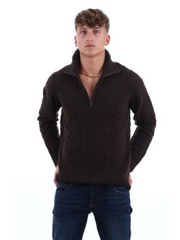 Maglione MC2 Saint Barth BUCK005 da uomo dark brown.