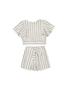 Completo Mayoral 3949 da bambina beige.
