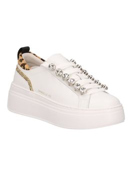Sneakers Emanuelle Vee 461P 901 13 P003 bianca+animalier.