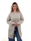 cardigan-yes-zee-m439-lh00-da-donna-beige