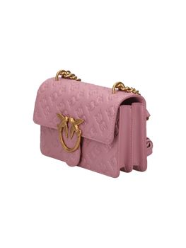 Borsa Pinko 100074 A1YB LOVE ONE MINI da donna lilla+oro.
