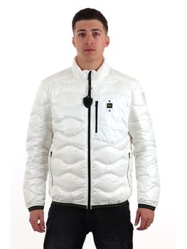 Piumino Blauer BLUC03013 06719 da uomo bianco.