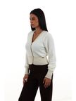 cardigan-yes-zee-m092-is00-da-donna-avorio