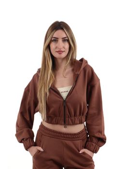 Felpa Hinnominate HMABW02362 da donna moka.