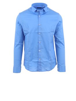 Camicia Daniele Alessandrini C1614B10944 21 da uomo blu.