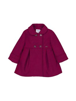 Cappotto Mayoral 2415 da bambina lampone.