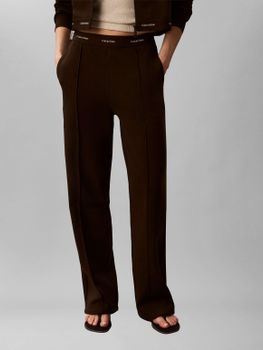 Pantalone Calvin Klein LV047G253G da donna dark coffee.