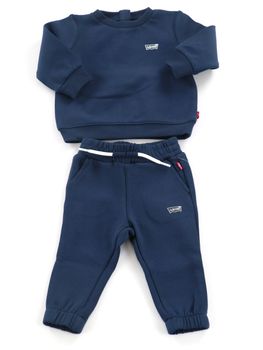 Completo Levi's 6EM676 da neonato blu.