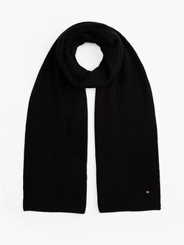 Sciarpa Tommy Jeans AM0AM12847 da uomo nera.