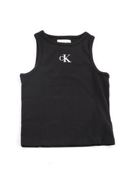 Canotta Calvin Klein LVCKSJB10G da bambina nera.