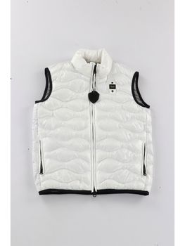 Smanicato Blauer BLKX02365 005958 da bambino bianco+grigio.