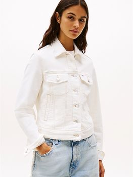 Giacchetto Tommy Jeans DW0DW20121 da donna bianco