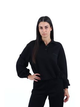 Polo Hinnaminate HMABW03139 da donna nera.