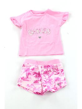 Set Guess K5GG05 K6YW4 da bambina pink.