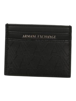 Portacarte Armani Exchange XM000169 AF26691 da uomo black+forged.