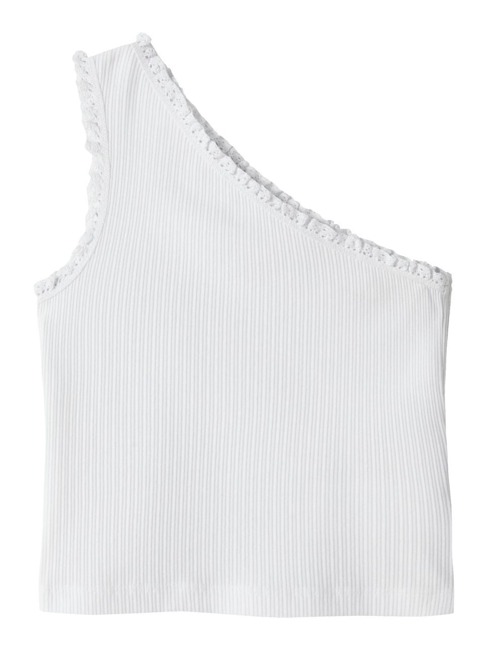 Top Name.it JABINA ONESHOULDER 13256683 da bambina bianco. | GulliverModa
