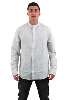 Camicia Tommy Jeans DM0DM20893 da uomo ecrù.