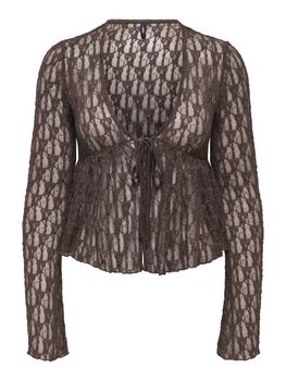Cardigan Only AYA LACE CARDIGAN 15375831 da donna marrone.