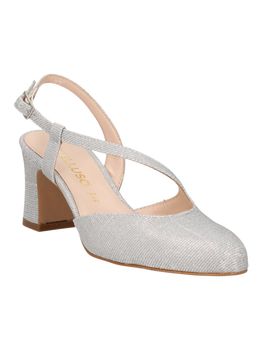 Scarpa con il tacco Melluso X517Q da donna argento.