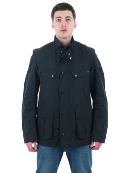 Giubbino Barbour MSP0145 da uomo nero.