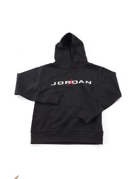 Felpa Nike Jordan 95D744 da bambino nera.