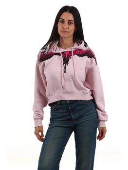 Felpa County Of Milan 26ICM30204 da donna rosa.