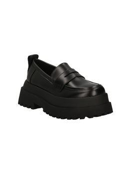 Mocassino Buffalo 1624086 PLUTO da donna nero.