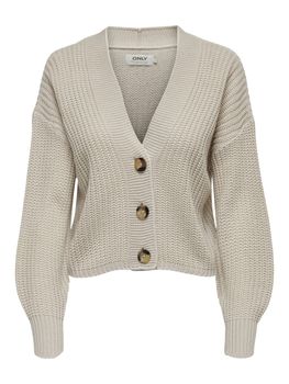 Cardigan Only 15211521 CAROL NICE da donna stone.