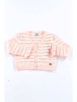 Cardigan Guess K5RR04 Z3M20 da bambina pink.