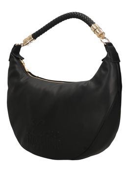 MOSCHINO Love Zaino Donna In Ecopelle, Nero, Stampa Cocco, Medio, Con Tasche, Clip Magnetica, JC4287PP0LKF0
