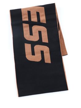 Sciarpa Guess AM9571 POL03 da uomo nera e marrone.